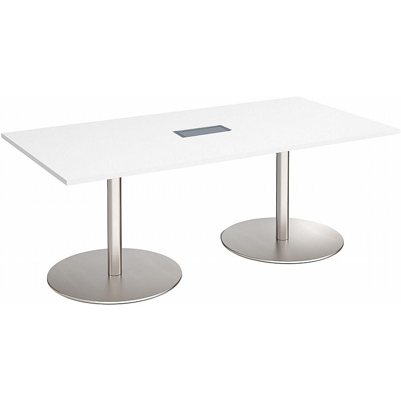 Eternal Rectangular Meeting and Boardroom Tables with Power - Meeting Room