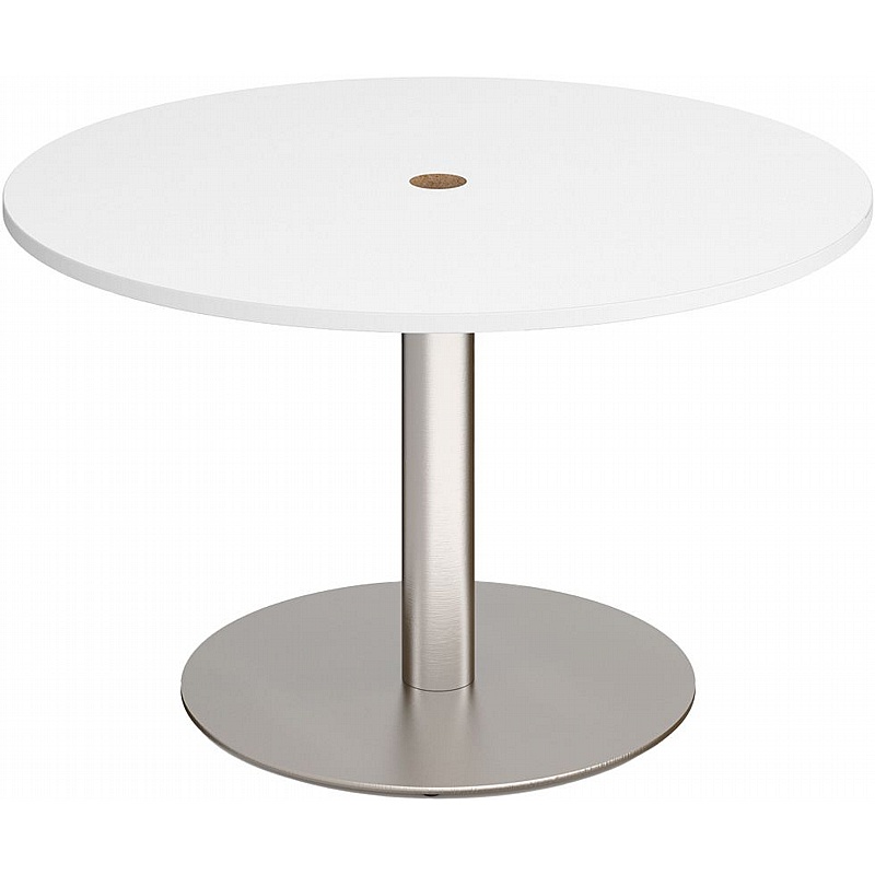 Eternal Round Breakout and Meeting Tables with Power - Meeting Room