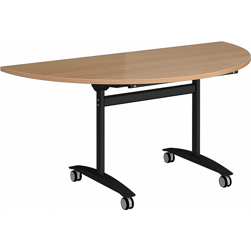 Upsilon Deluxe Modular Tilting Semi-Circular Conference and Boardroom Tables - Meeting Room