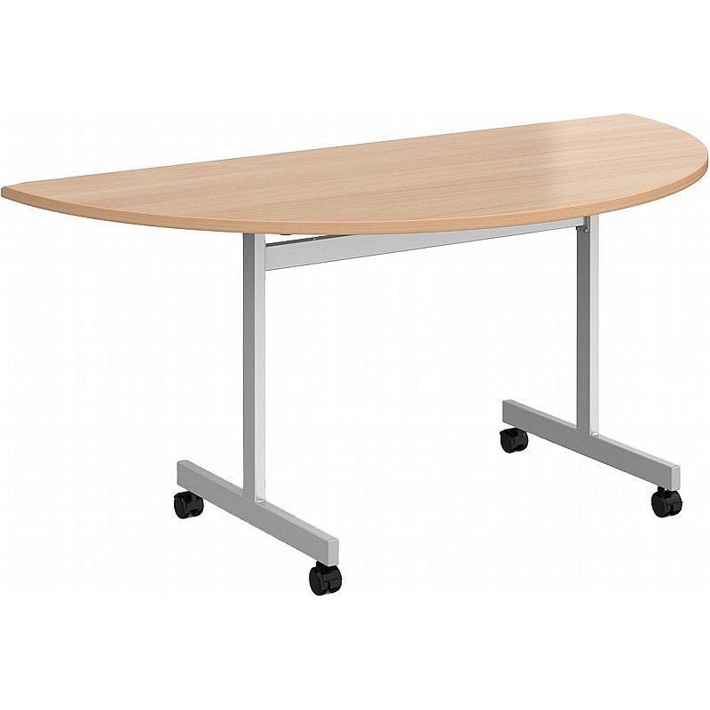 Upsilon Modular Tilting Semi-Circular Conference and Boardroom Tables - Meeting Room