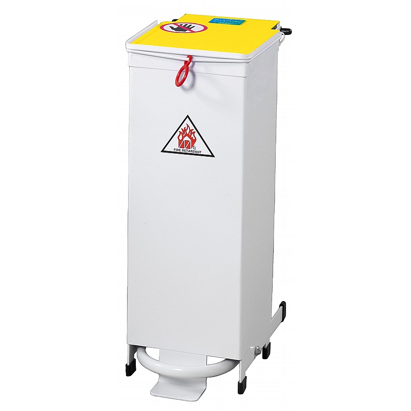 Defender Clinical Waste Bins with Hands Free Lid - Office Accessories