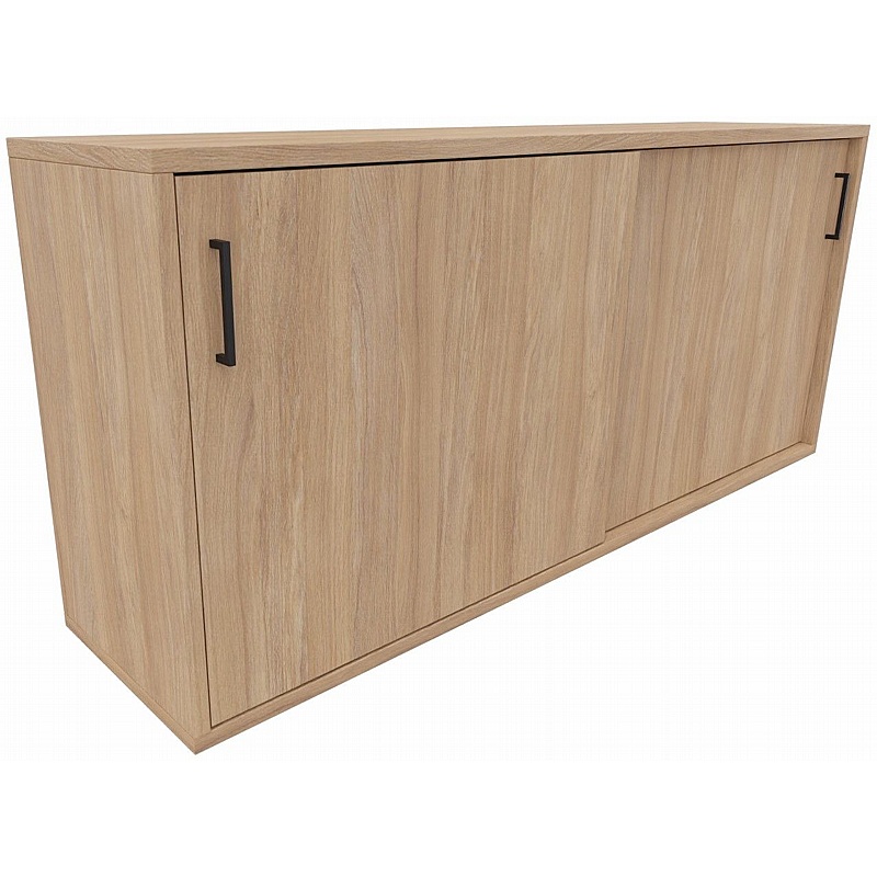 Systm Desk High Sliding Door Cupboards - Office Storage