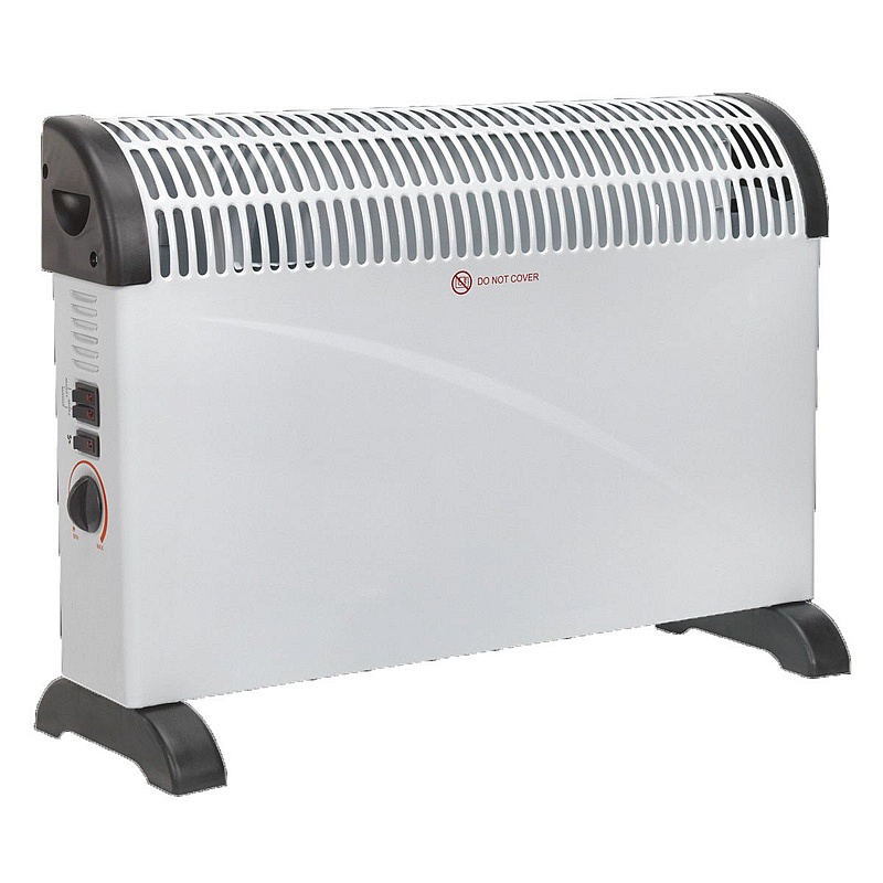 Calidum 2000W Convector Heater with Thermostat and Turbo Fan - Office Accessories