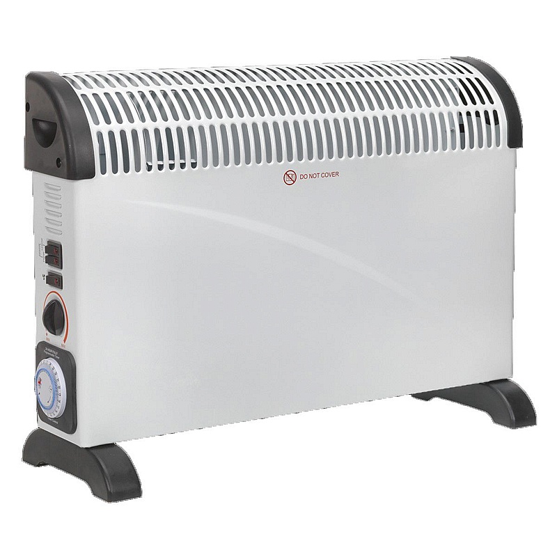 Calidum 2000W Convector Heater with Thermostat, Turbo Fan and Timer - Office Accessories