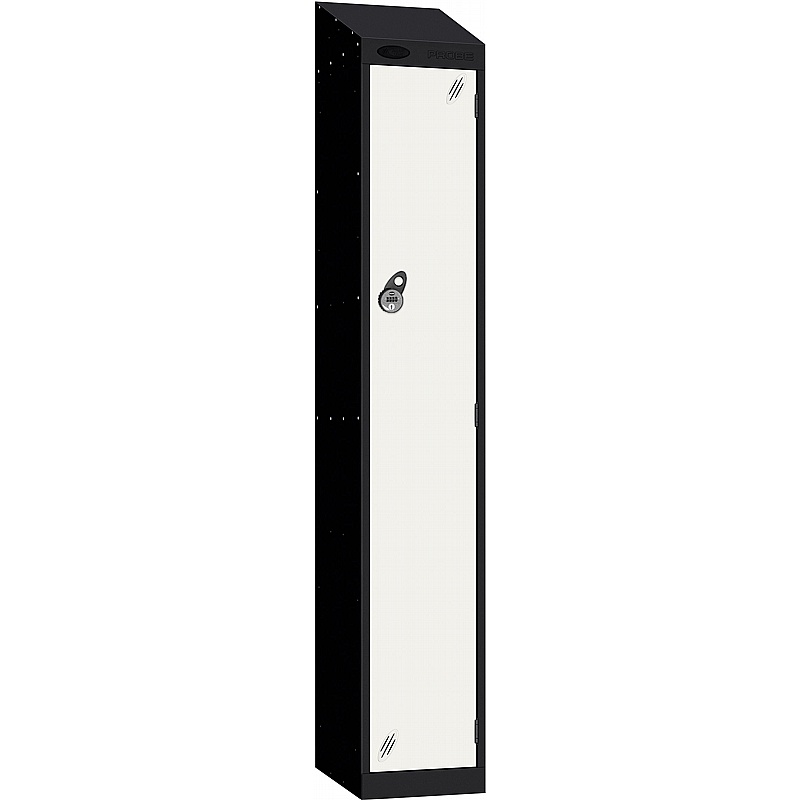Stellar Probe Antibacterial Sloping Top Lockers With Manual Combination Lock - Office Storage