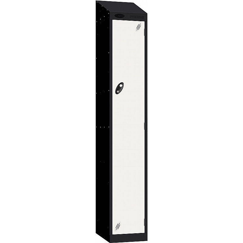 Stellar Probe Antibacterial Sloping Top Lockers With Coin Return Lock - Office Storage