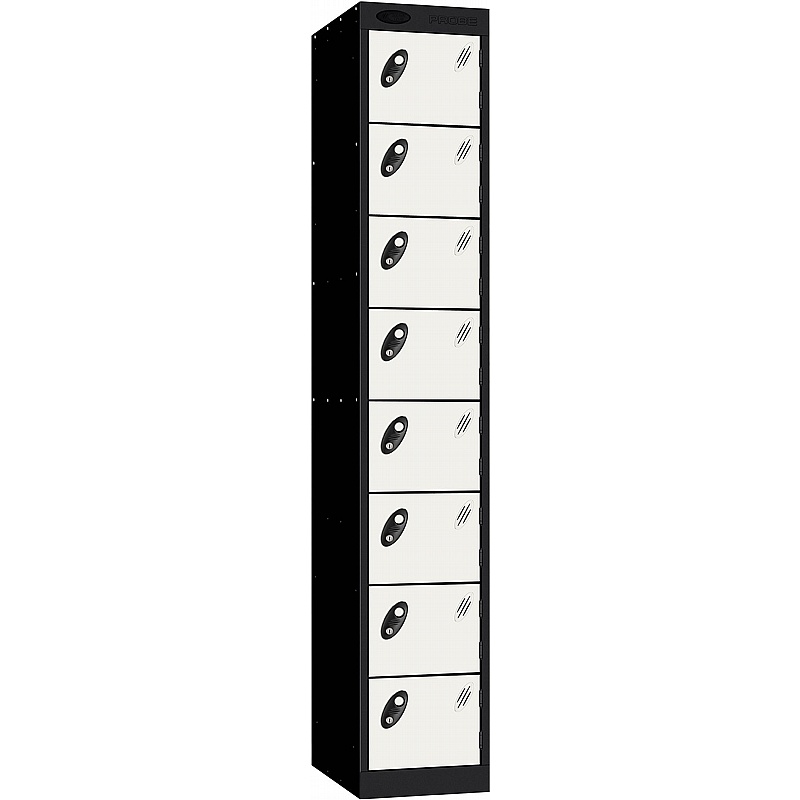 Stellar Probe Antibacterial 8 Compartment Lockers with Cam Lock - Office Storage