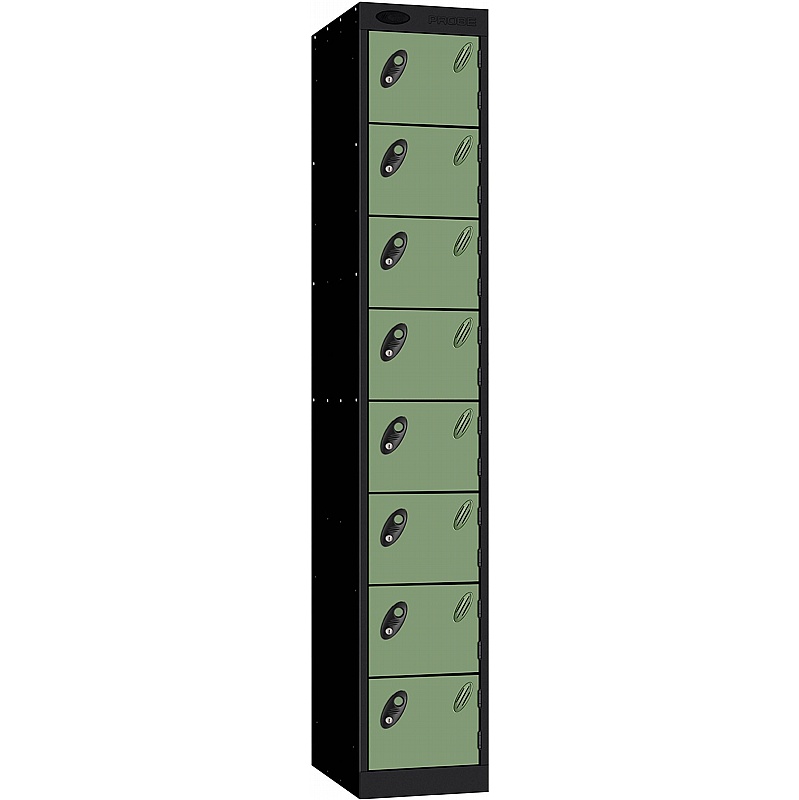 Stellar Probe Equinox Antibacterial 8 Compartment Lockers with Cam Lock - Office Storage