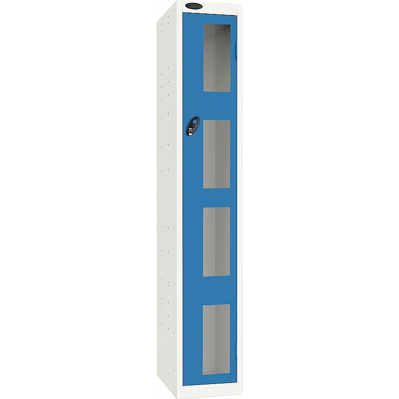 Stellar Probe Antibacterial Anti-Theft Vision Lockers with Hasp and Staple Lock - Office Storage