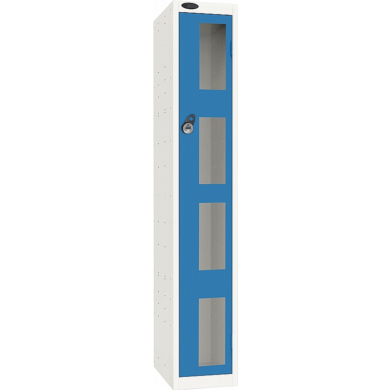 Stellar Probe Antibacterial Anti-Theft Vision Lockers with Manual Combination Lock - Office Storage