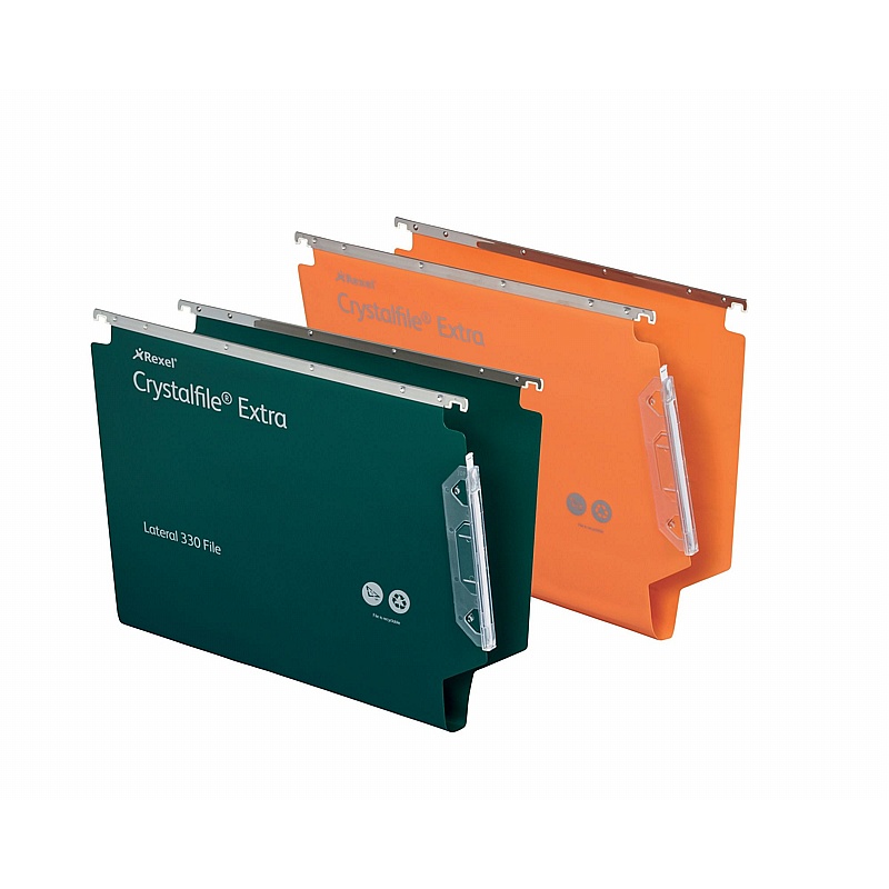 Rexel Crystalfile Extra Plus 330 Lateral Files - Pack of 25 from our ...