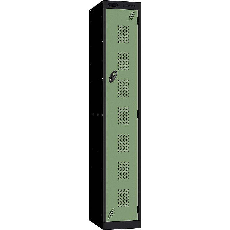 Stellar Probe Equinox Antibacterial Perforated Door Lockers with Cam Lock - Office Storage