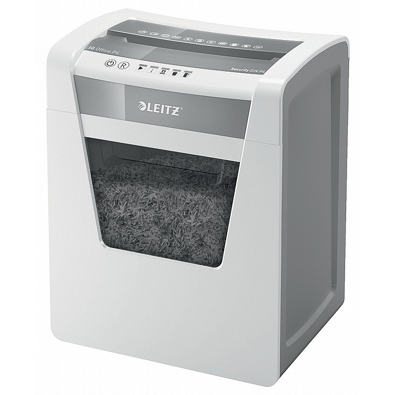Leitz IQ-P4 Security Office Autofeed Cross Cut Paper Shredder - Office Accessories