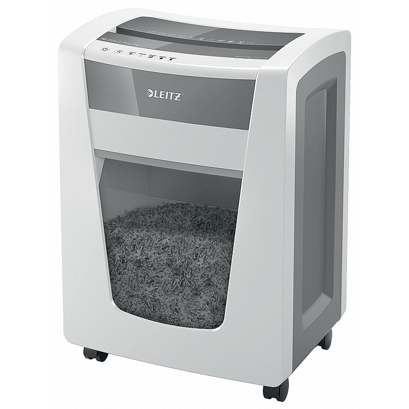 Leitz IQ-P6 Security Plus Office Pro Autofeed Micro Cut Paper Shredder - Office Accessories