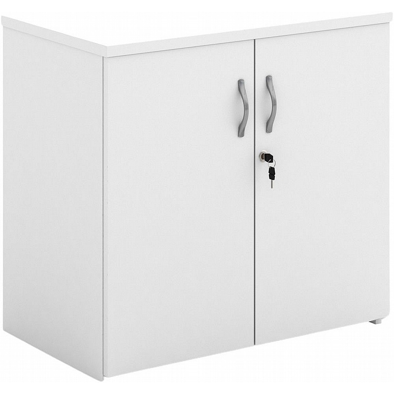 Contract Plus Desk High Double Door Office Cupboards - Office Storage