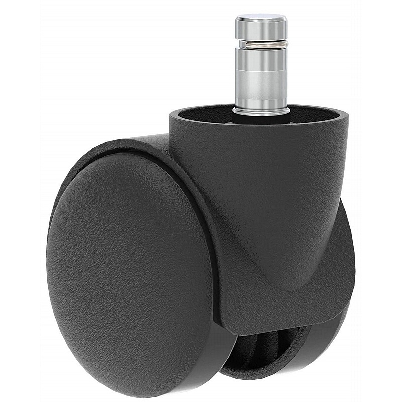 Twin Wheel Brake Unloaded Hooded Castors - Pack of 5 - Office Accessories