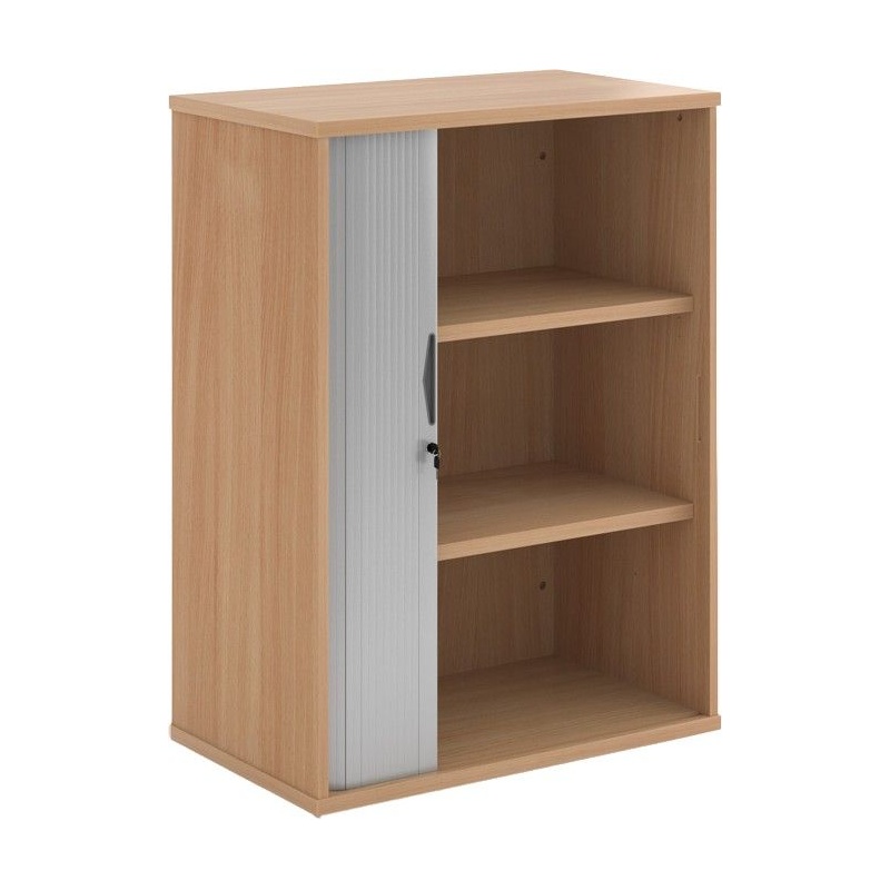 Contract Plus Wooden Tambour Office Cupboards - Office Storage