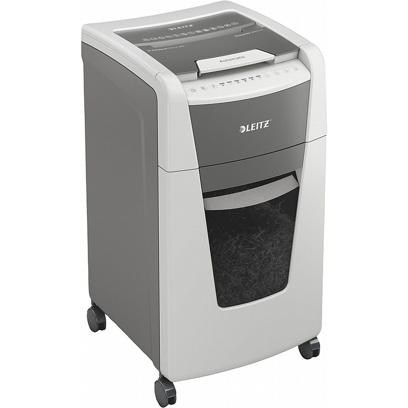 Leitz IQ-P4 XL Office Autofeed Cross Cut Paper Shredder - Office Accessories