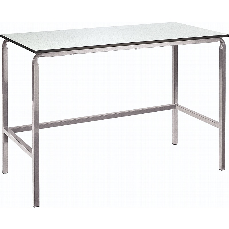 Alumni Crush Bent C-Frame Rectangular Art Science and Lab Tables - School Furniture