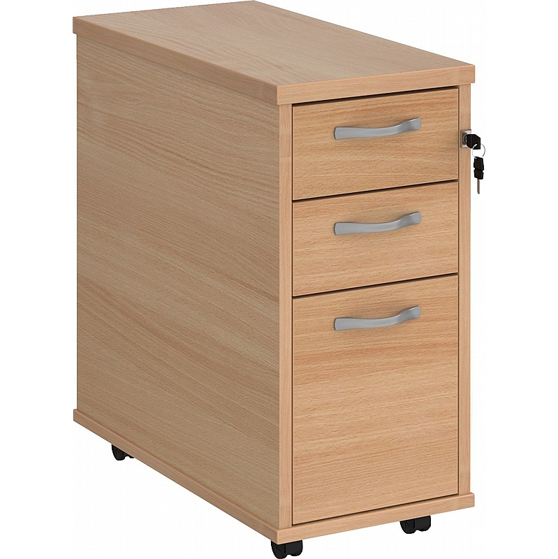 Contract Plus Tall Narrow Under Desk Mobile Pedestals - Office Storage