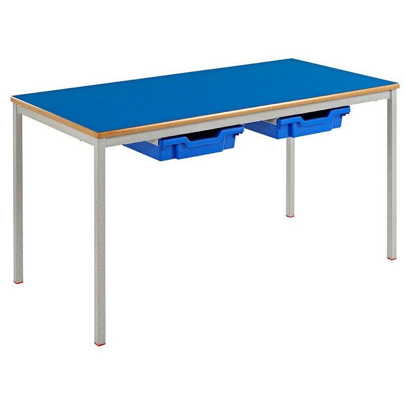 Alumni Fully Welded Rectangular School Tables with Trays - School Furniture