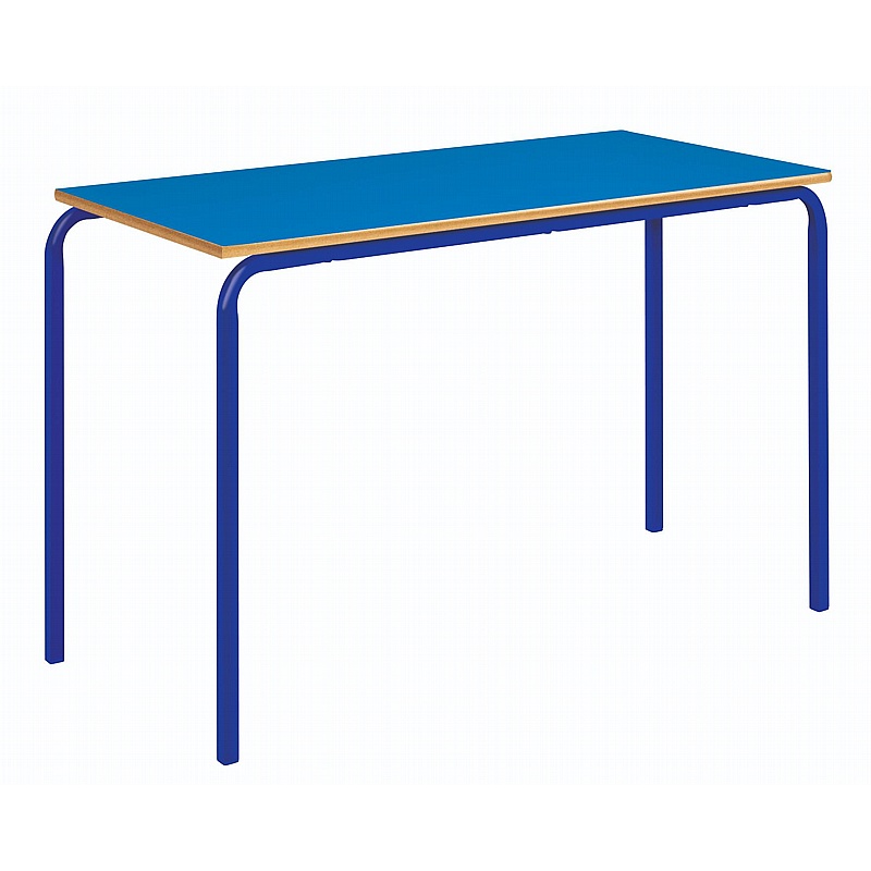 Alumni Bright Crush Bent Rectangular School Tables - School Furniture