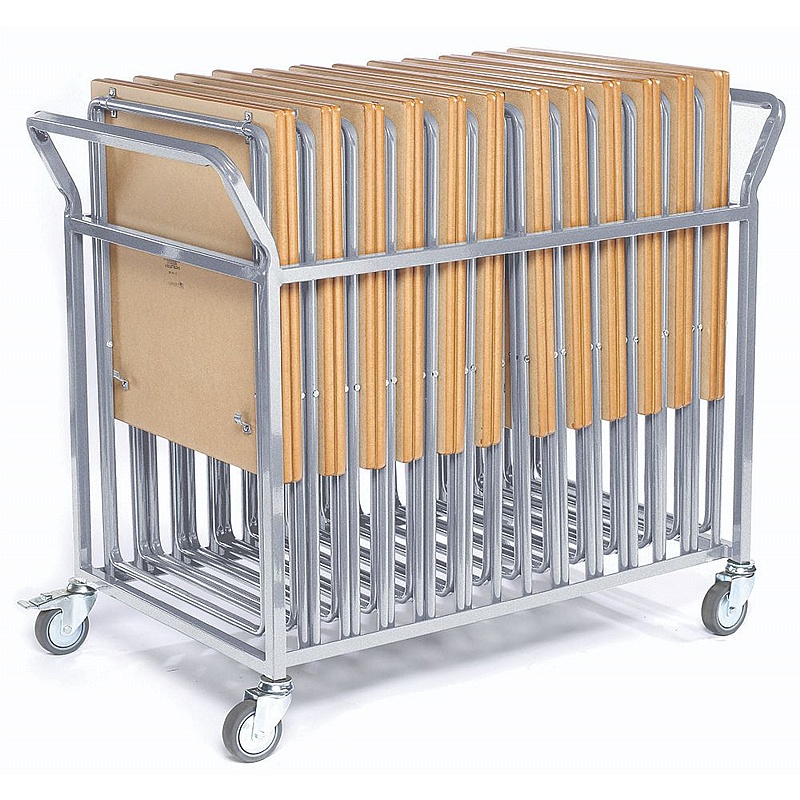 Alumni Skid Exam Desk & Trolley Bundle - School Furniture