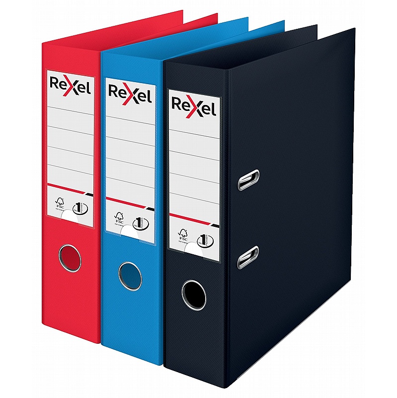 Rexel A4 Polypropylene Lever Arch Files - Pack of 3 - Office Accessories