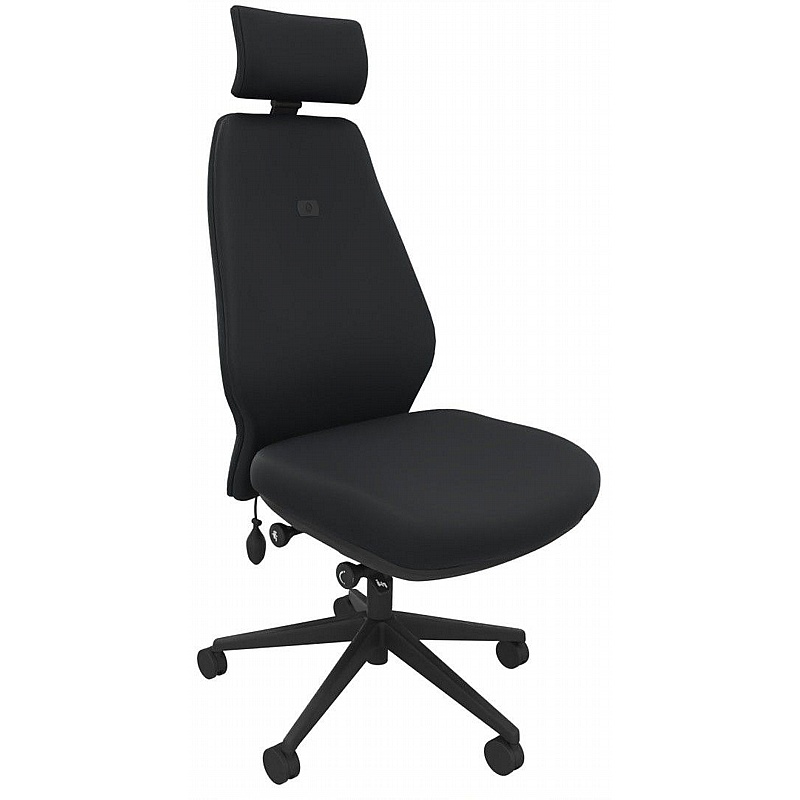 Solo XL High Back Ergonomic Posture Task Chairs with Headrest - Office Chairs