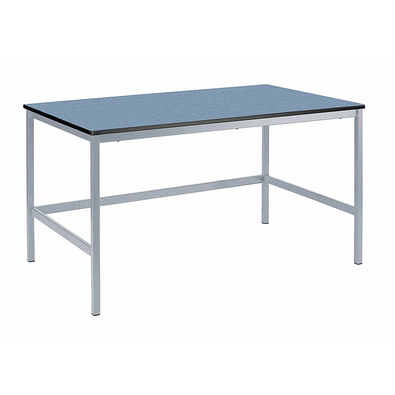 Alumni Trespa Fully Welded C-Frame Rectangular Art Science and Lab Tables - School Furniture
