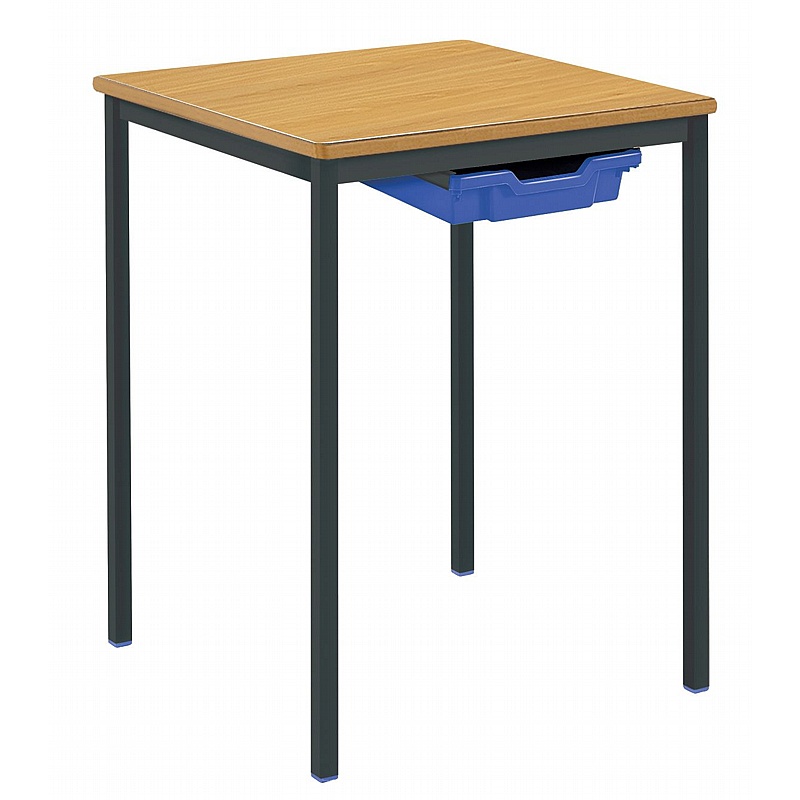 Alumni Fully Welded Square School Tables with Tray - School Furniture