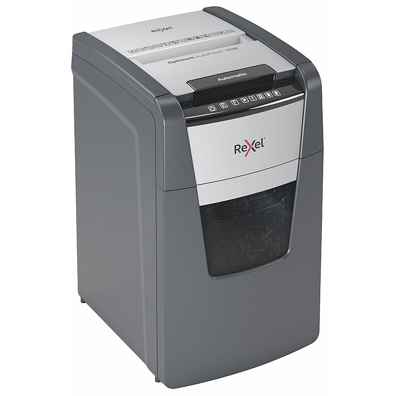 Rexel Optimum 150M Autofeed Plus Automatic Micro Cut Paper Shredder - Office Accessories