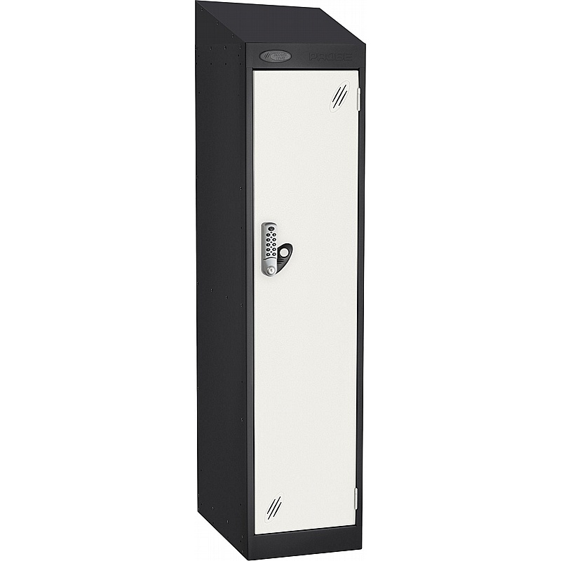 Stellar Probe Antibacterial Sloping Top Junior School Lockers with Digital Combination Lock - School Furniture