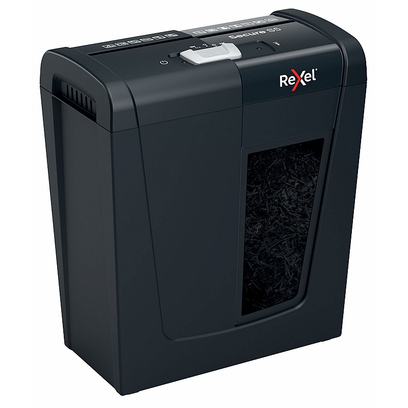 Rexel Secure S5 Strip Cut Paper Shredder - Office Accessories