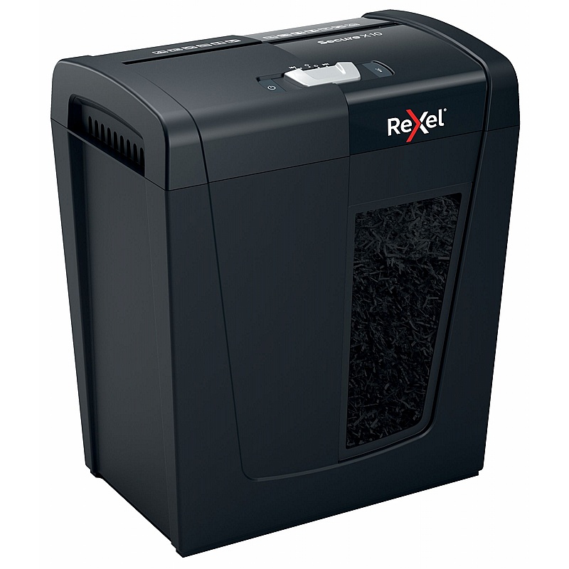 Rexel Secure X10 Cross Cut Paper Shredder - Office Accessories