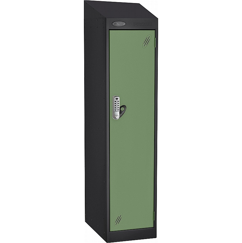 Stellar Probe Equinox Antibacterial Sloping Top Junior School Lockers with Digital Combination Lock - School Furniture