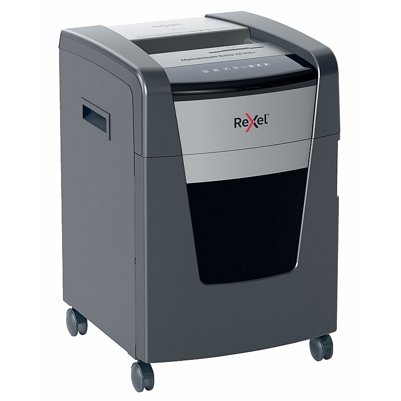 Rexel Momentum Extra XP418 Plus Anti Jam Cross Cut Paper Shredder - Office Accessories