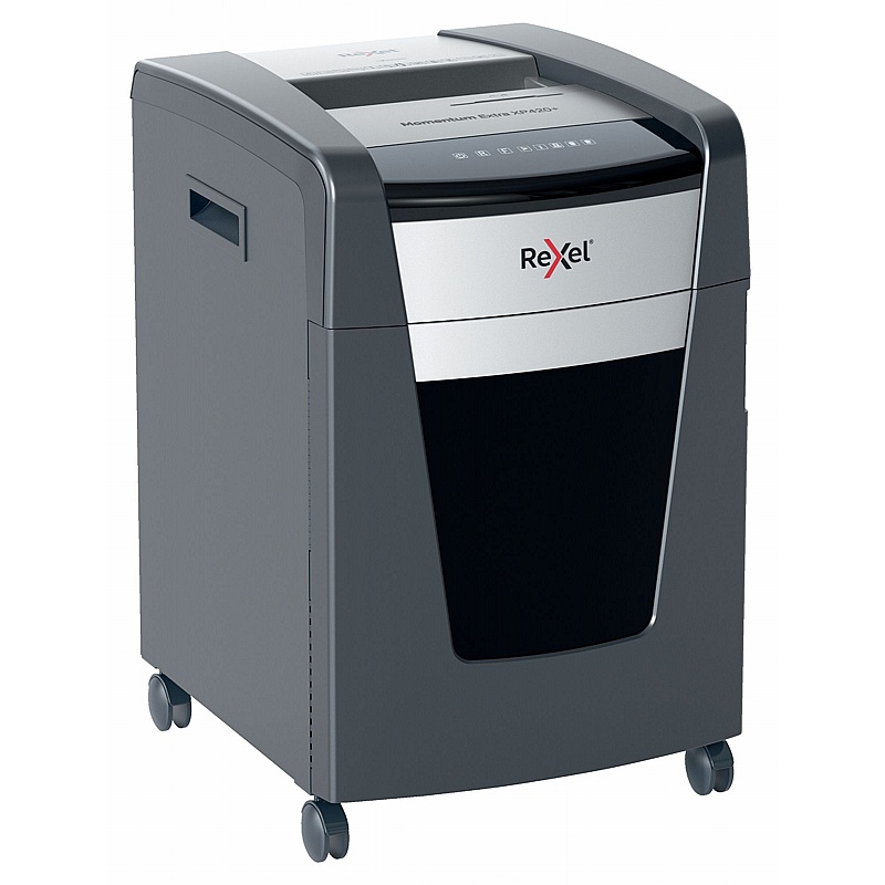 Rexel Momentum Extra XP420 Plus Anti Jam Cross Cut Paper Shredder - Office Accessories