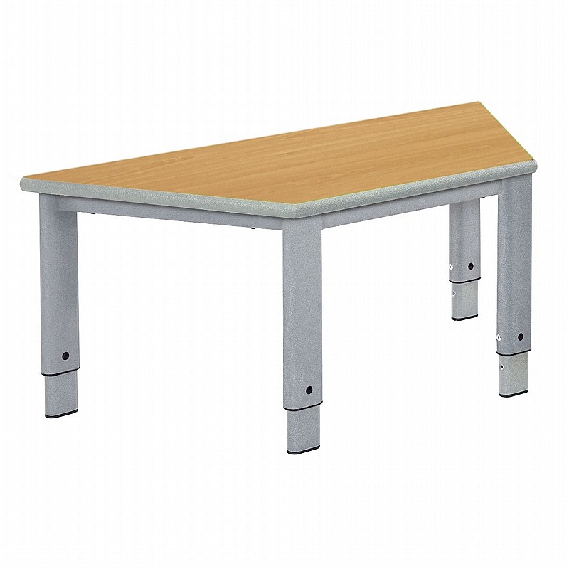 Renee Premium Height Adjustable Trapezoidal School Tables - School Furniture