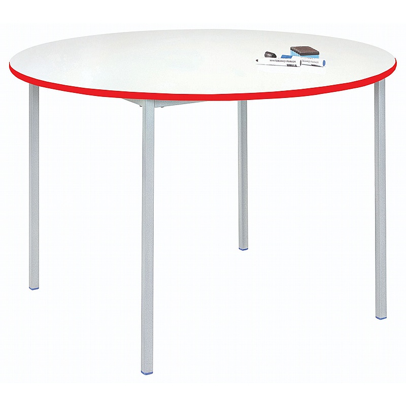 Blanco Fully Welded Circular Whiteboard School Tables - School Furniture