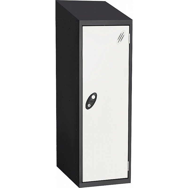 Stellar Probe Antibacterial Sloping Top Half Height Lockers with Cam Lock - School Furniture
