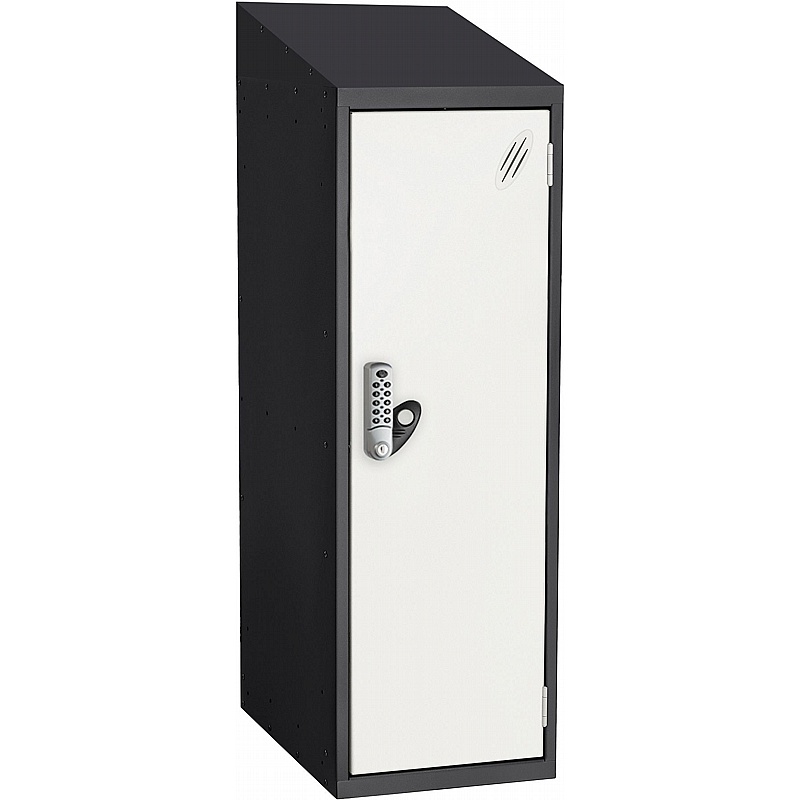 Stellar Probe Antibacterial Sloping Top Half Height Lockers with Digital Combination Lock - School Furniture