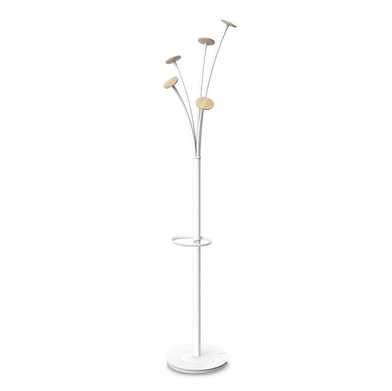 Festival Woody White Office Coat Stands - Office Accessories