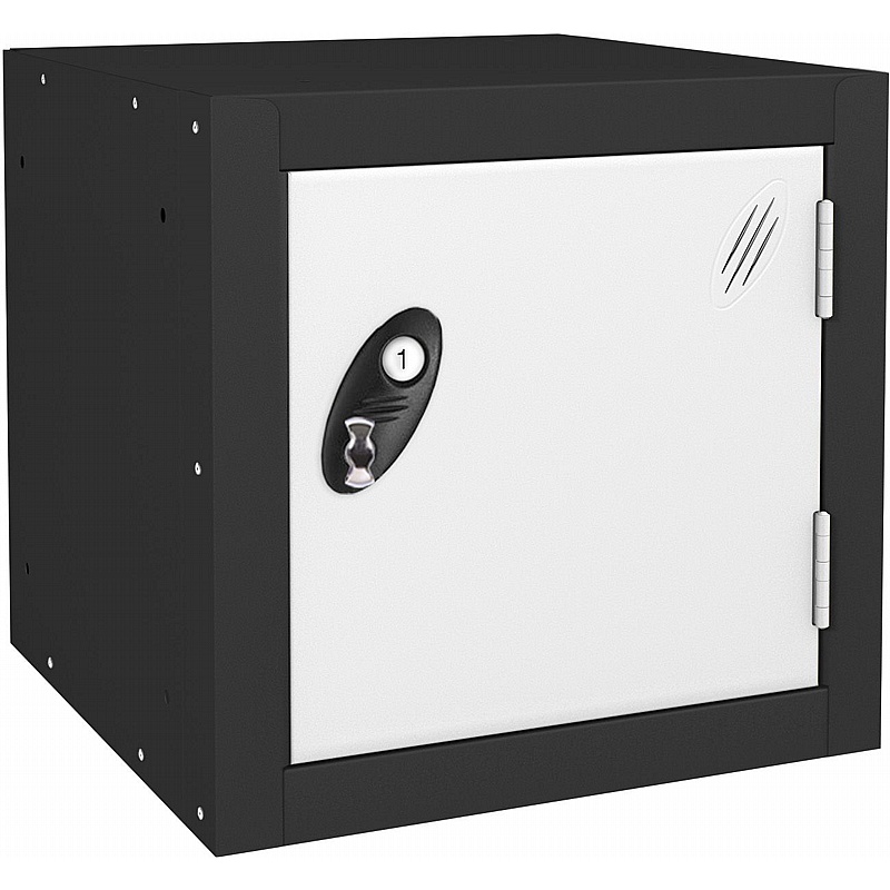 Stellar Probe Antibacterial Cube Lockers with Hasp and Staple Lock - Office Storage