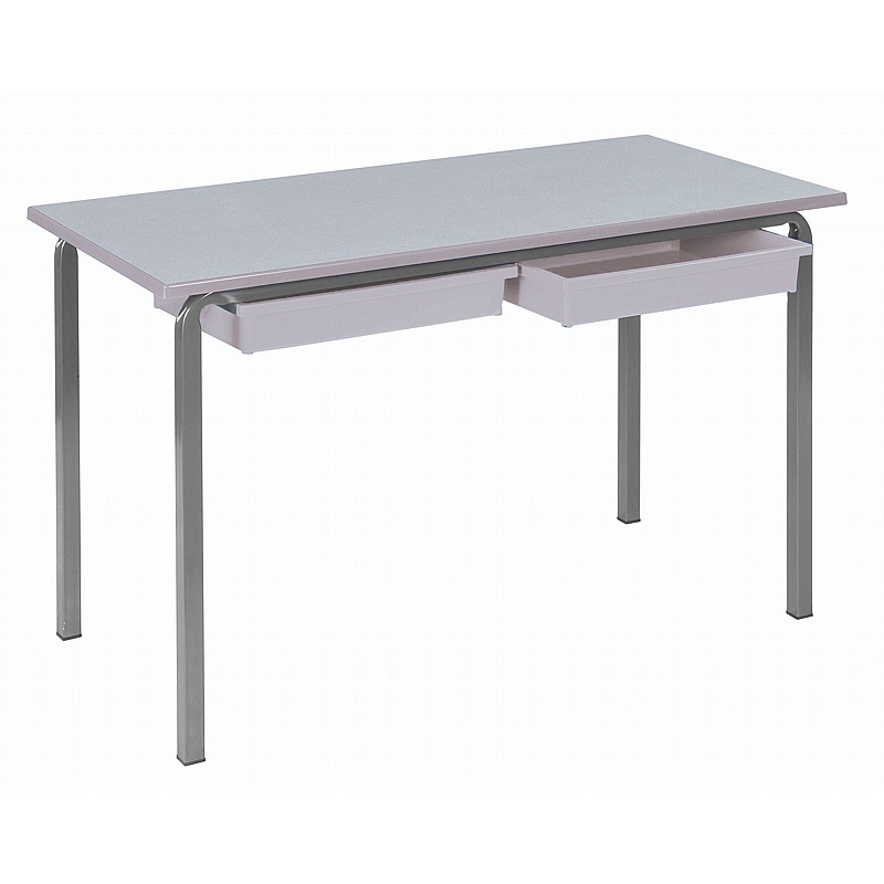 Reliance Crush Bent Rectangular School Tables with Trays - School Furniture