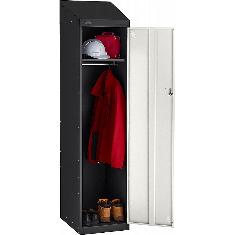 Stellar Probe Antibacterial Sloping Top Police Lockers with Cam Lock - Office Storage