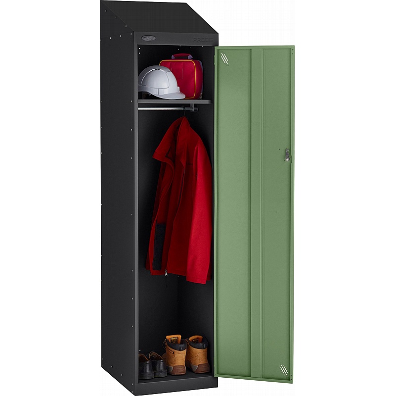 Stellar Probe Equinox Antibacterial Sloping Top Police Lockers with Cam Lock - Office Storage