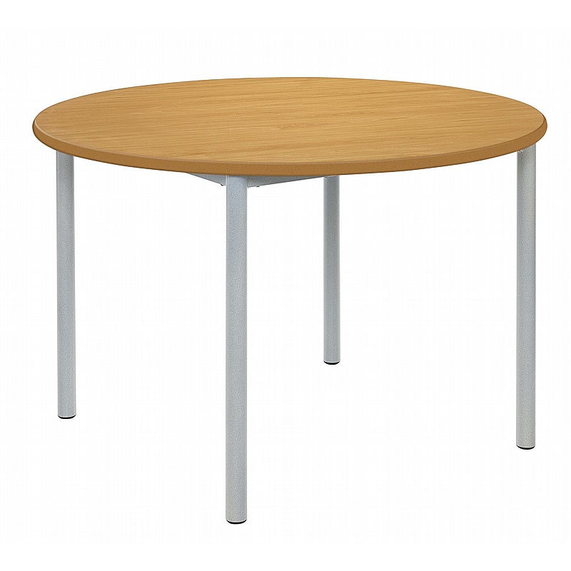 Meet Circular Flexi Office Tables - Meeting Room