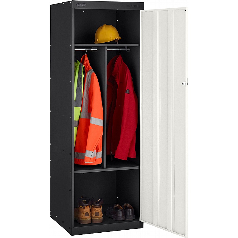 Stellar Probe Antibacterial 4 Compartment Crew Lockers with Cam Lock - Office Storage