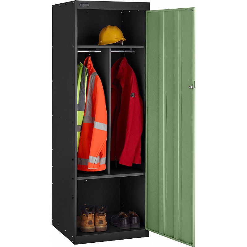 Stellar Probe Equinox Antibacterial 4 Compartment Crew Lockers with Cam Lock - Office Storage